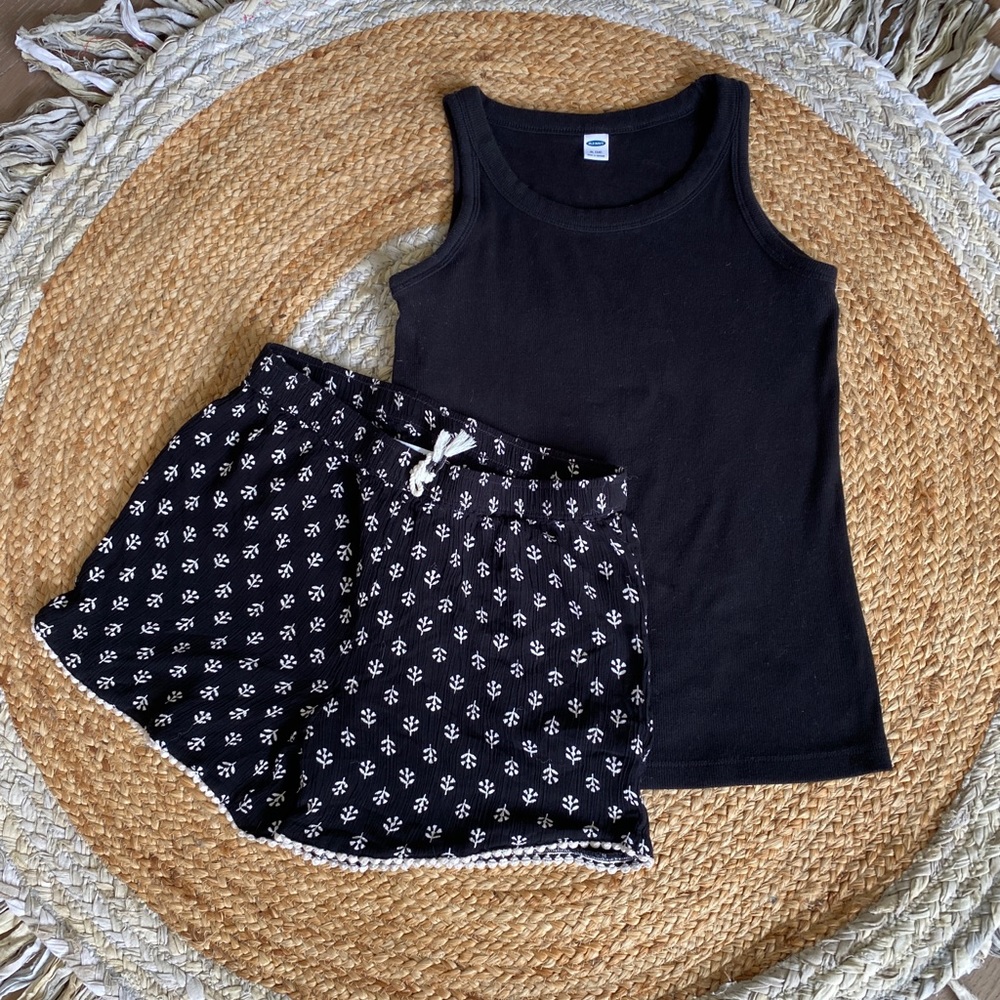 Old Navy Girls Boho Short Set XL